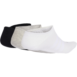 3er Pack adidas Thin&Light Sportswear No Show Socken KD1715 - medium grey heather/white/black 28-30