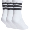 3er Pack adidas 3-Streifen Cushioned Sportswear Crew Retro Socken Kinder JZ0531 - white/black/black 28-30