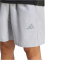 adidas Workout Essentials Base Melange Woven Trainingsshorts Herren KD2849 - halo silver mel L/7"