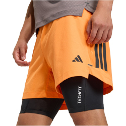 adidas D4T Power 3-Streifen Trainingsshorts Herren KA1197 - pure orange XS/5"