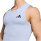 adidas Power Essentials Workout Rib Tanktop Herren KE4845 - halo silver XL