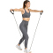 adidas Optime Essentials Workout Heather Mid Support Sport-BH Damen KE7868 - grey four mel XS