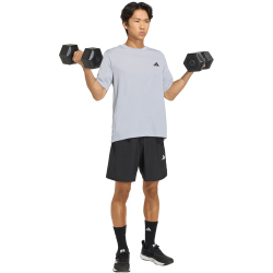 adidas Workout Essentials Base Trainingsshirt Herren KD5460 - halo silver M