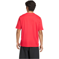 adidas Workout Essentials Base Trainingsshirt Herren KD5456 - pure ruby S