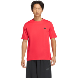 adidas Workout Essentials Base Trainingsshirt Herren KD5456 - pure ruby XXL