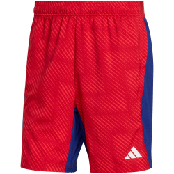 adidas Tech Intensity Allover Print Trainingsshorts Herren KG0477 - power red/mystery ink/print S/7"