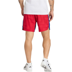 adidas Tech Intensity Allover Print Trainingsshorts Herren KG0477 - power red/mystery ink/print M/7"