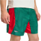 adidas Tech Intensity Allover Print Trainingsshorts Herren KE2407 - team dark green/better scarlet/print S/7"