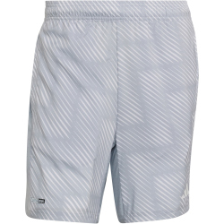adidas Tech Intensity Allover Print Trainingsshorts Herren KE2258 - halo silver/print S/7"