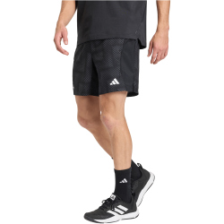 adidas Tech Intensity Allover Print Trainingsshorts Herren KB3123 - black/print M/7"