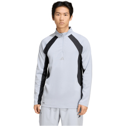 adidas Tech Apparel 1/4-Zip Sweatshirt Herren KE4909 - halo silver M
