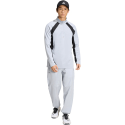 adidas Tech Apparel 1/4-Zip Sweatshirt Herren KE4909 - halo silver M