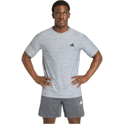 adidas Workout Essentials Flex Trainingsshirt Herren KF5775 - medium grey heather M