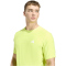 adidas Workout Essentials Flex Trainingsshirt Herren KD2876 - semi solar yel mel M