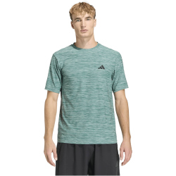 adidas Workout Essentials Flex Trainingsshirt Herren KD2872 - wonder sage mel. M