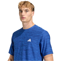 adidas Workout Essentials Flex Trainingsshirt Herren KD2870 - dark blue melange S