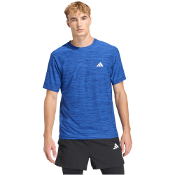 adidas Workout Essentials Flex Trainingsshirt Herren KD2870 - dark blue melange M
