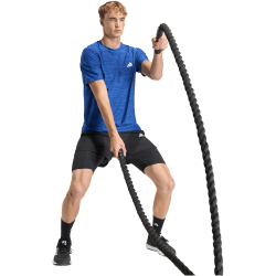 adidas Workout Essentials Flex Trainingsshirt Herren KD2870 - dark blue melange M