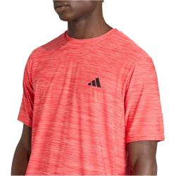 adidas Workout Essentials Flex Trainingsshirt Herren KD2869 - pure ruby mel. L