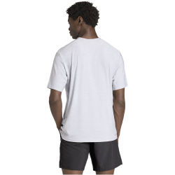 adidas Workout Essentials Flex Trainingsshirt Herren KD2868 - halo silver mel S
