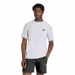 adidas Workout Essentials Flex Trainingsshirt Herren KD2868 - halo silver mel L