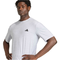adidas Workout Essentials Flex Trainingsshirt Herren KD2868 - halo silver mel L