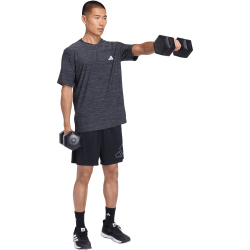 adidas Workout Essentials Flex Trainingsshirt Herren KA5496 - black melange M