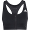 adidas Optime Essentials Workout Zip-Front Mid Support Sport-BH Damen KB4386 - black XS