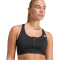 adidas Optime Essentials Workout Zip-Front Mid Support Sport-BH Damen KB4386 - black XS