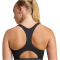 adidas Optime Essentials Workout Zip-Front Mid Support Sport-BH Damen KB4386 - black XS