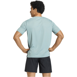 adidas Workout Essentials Base 3-Streifen Trainingsshirt Herren KD0704 - wonder sage/black M