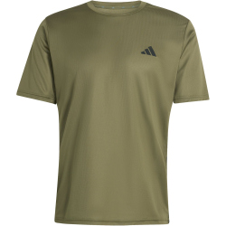 adidas Workout Essentials Base 3-Streifen Trainingsshirt Herren KD0703 - olive strata/black S