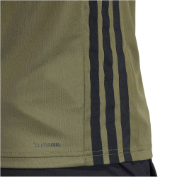 adidas Workout Essentials Base 3-Streifen Trainingsshirt Herren KD0703 - olive strata/black S