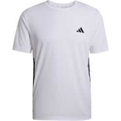 adidas Workout Essentials Base 3-Streifen Trainingsshirt Herren KD0699 - white/black S