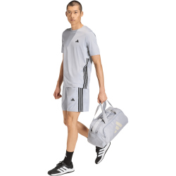 adidas Workout Essentials Base 3-Streifen Trainingsshirt Herren KC5286 - halo silver/black S