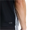 adidas Workout Essentials Base 3-Streifen Trainingsshirt Herren KA3452 - black/white S