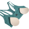 adidas Optime Workout Strappy Light Support Sport-BH Damen KS0409 - preloved teal S