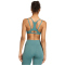 adidas Optime Workout Strappy Light Support Sport-BH Damen KS0409 - preloved teal S