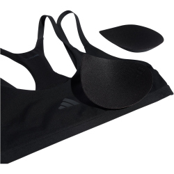 adidas Optime Workout Strappy Light Support Sport-BH Damen JZ5100 - black S