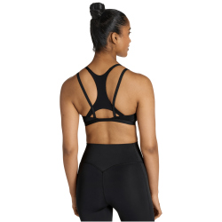 adidas Optime Workout Strappy Light Support Sport-BH Damen JZ5100 - black S