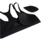 adidas Optime Workout Strappy Light Support Sport-BH Damen JZ5100 - black S