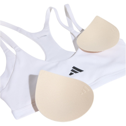 adidas Optime Workout Strappy Light Support Sport-BH Damen JZ5097 - white S