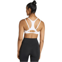 adidas Optime Workout Strappy Light Support Sport-BH Damen JZ5097 - white S