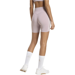 adidas Optime Workout 3-Streifen kurze Leggings Damen KD7609 - preloved fig M/5"