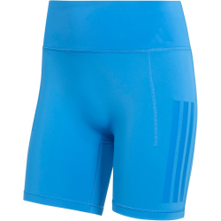 adidas Optime Workout 3-Streifen kurze Leggings Damen JZ1104 - ray blue XS/5"