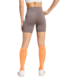 adidas Optime Workout 3-Streifen kurze Leggings Damen JZ1099 - charcoal XXS/7"