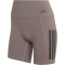 adidas Optime Workout 3-Streifen kurze Leggings Damen JZ1099 - charcoal XXS/7"