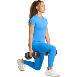 adidas Power Essentials Workout Contour Trainingsshirt Damen KD0112 - ray blue S
