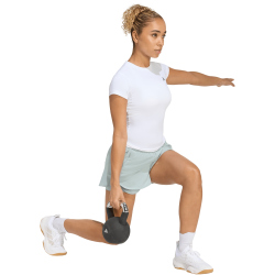 adidas Power Essentials Workout Contour Trainingsshirt Damen JZ3312 - white S