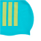 adidas 3-Streifen Badekappe KB9509 - lucid cyan/pulse lime
